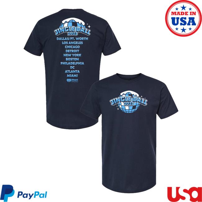 Iheart Merch Store Jingle Ball 25 Discoball T-Shirt Iheart Merch Store Jingle Ball 25 Discoball T-Shirt
