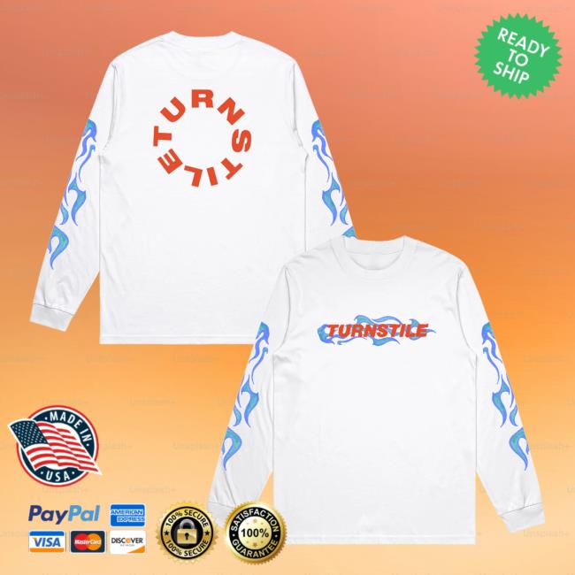 Turnstile Merch Store Turnstile Flames Long Sleeve Turnstile Merch Store Turnstile Flames Long Sleeve