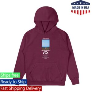 Turnstile Merch Store Turnstile Never Enough Stage Maroon Hoodie