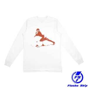 Ava Max Merch Store One Wish Long Sleeve White Red