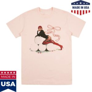 Ava Max Merch Store One Wish Tee Peach