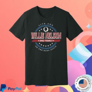 Willie Nelson Store Merch Willie And Family On The Road Again Tee