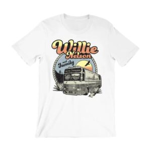Willie Nelson Store Merch Willie Nelson Vintage Bus Tee