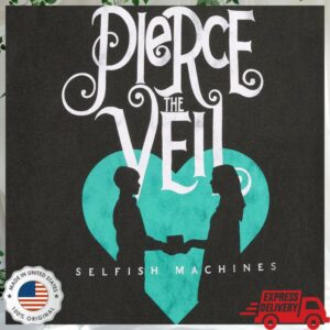 Ptv Merch Store Selfish Machines Logo Heart Stack Tee