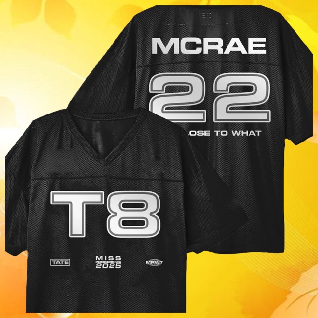 Tatemcrae Store Merch T8 Black Jersey Tatemcrae Store Merch T8 Black Jersey