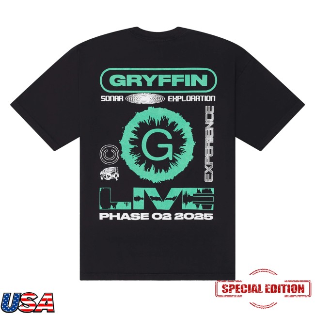 Gryffin Official Store Merch Gryffin T-Shirt Gryffin Official Store Merch Gryffin T-Shirt