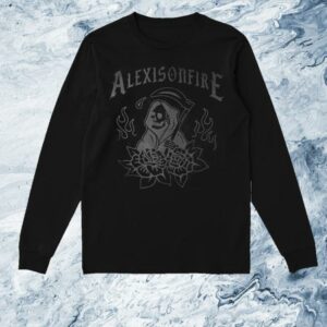 Theonlybandever Store Merch Black-Out Grim Reaper Longsleeve T-Shirt