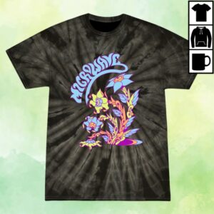 Microwave Store Merch Flowers Tie Dye T Shirt