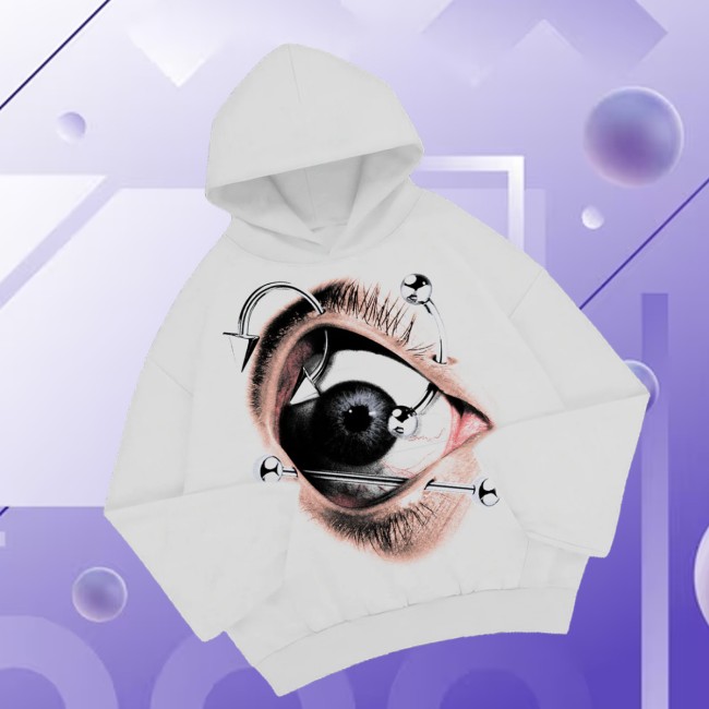 Ransom Store Merch Pierced Hoodie Ransom Store Merch Pierced Hoodie