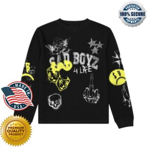Sad Boyz Merch Store Sad Boyz Sketch Black Thermal