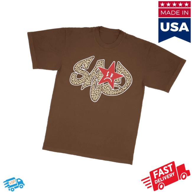 Sad Boyz Merch Store Sad Boyz Cheetah Tee Sad Boyz Merch Store Sad Boyz Cheetah Tee