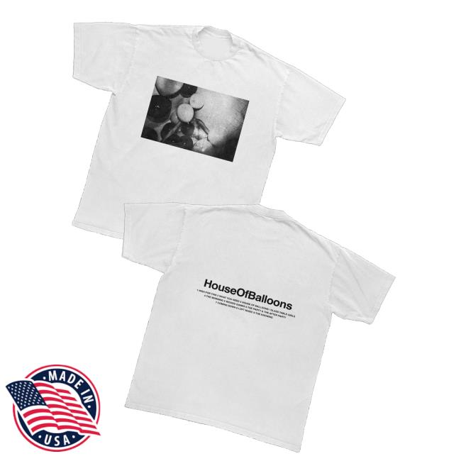 Xo Store Merch House Of Balloons Tee Xo Store Merch House Of Balloons Tee