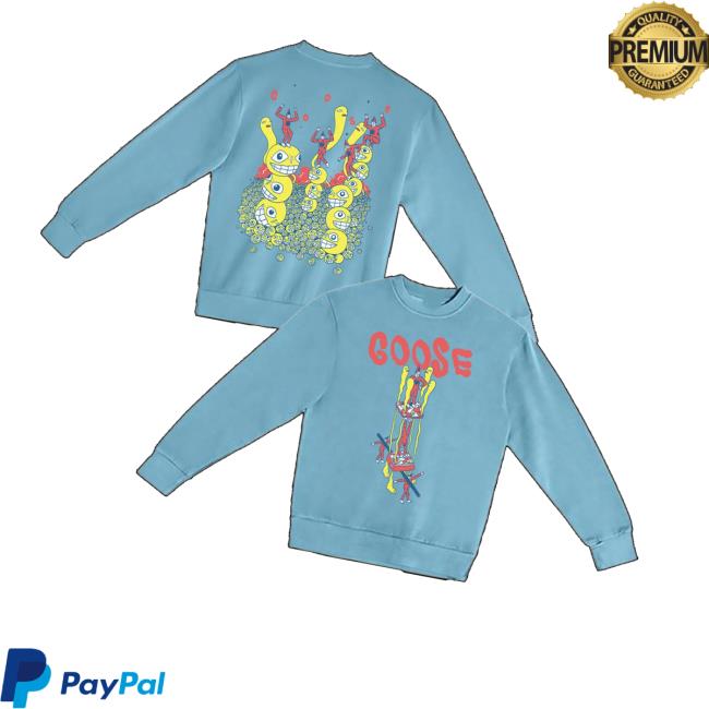 Goose The Band Merch Store Smiley Heads Crewneck Goose The Band Merch Store Smiley Heads Crewneck