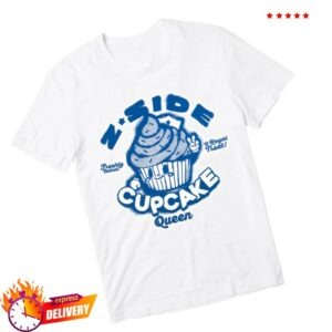 Laurenzside Store Merch Cupcake Queen White Tee