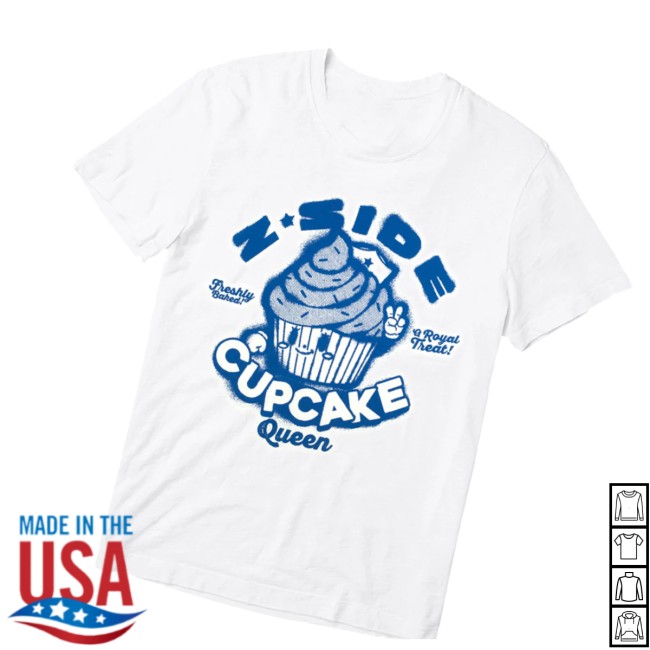 Laurenzside Store Merch Cupcake Queen White Tee Laurenzside Store Merch Cupcake Queen White Tee