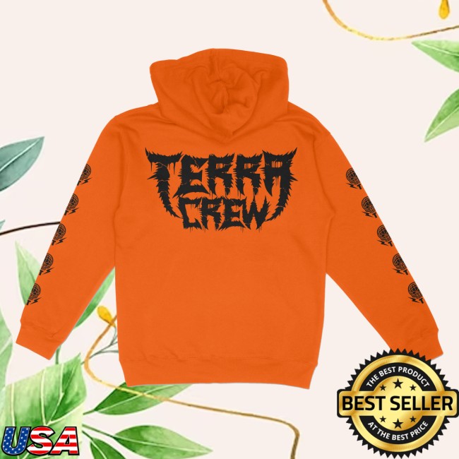 Terra Crew Store Merch Terra Trip Safety Orange Midweight Hoodie Terra Crew Store Merch Terra Trip Safety Orange Midweight Hoodie