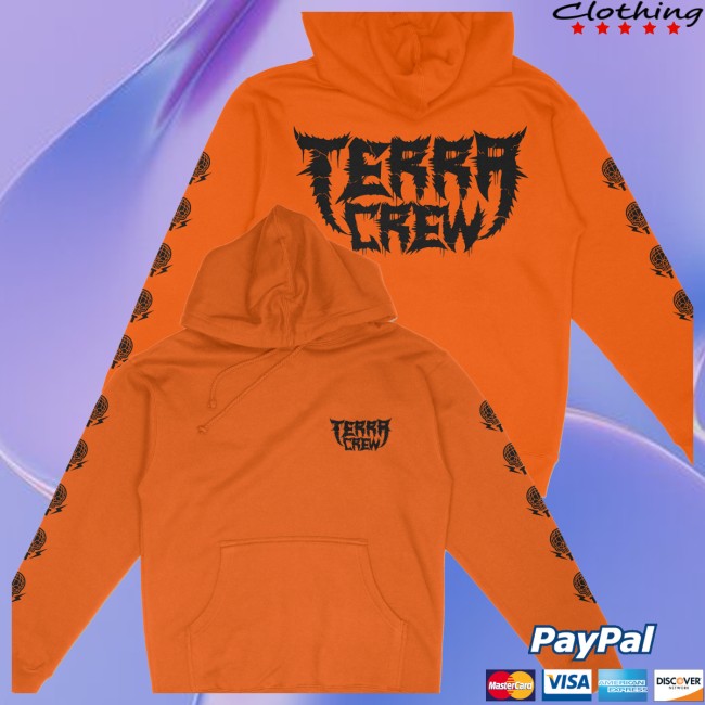Terra Crew Store Merch Terra Trip Safety Orange Midweight Hoodie Terra Crew Store Merch Terra Trip Safety Orange Midweight Hoodie