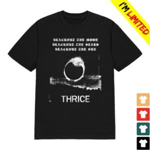 Thrice Merch Store Blackout Tee