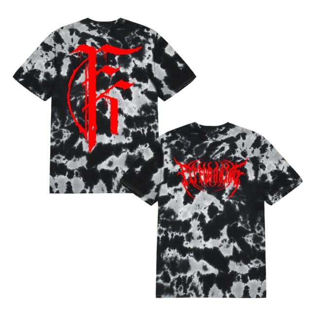 Fit For A King Merch Store Death Metal Black Dye T-Shirt Fit For A King Merch Store Death Metal Black Dye T-Shirt