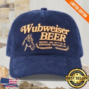 Paymoneywubby Merch Store Corduroy Stable Snapback Blue