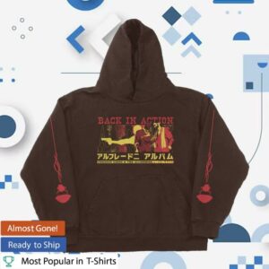 Alfredostokyo Merch Store Back In Action Hoodie