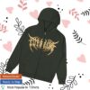 kenny Fit For A King Merch Store Puff Print Zip Hoodiev
