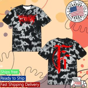 Fit For A King Merch Store Death Metal Black Dye T-Shirt
