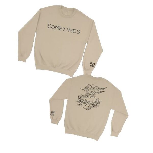 City And Colour Merch Store Sometimes Crewneck Sweatshirt - Newest ...