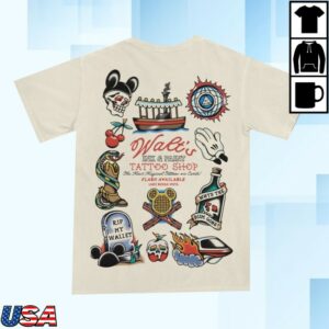 The Lost Bros Store Merch Walt’S Tattoo Shop Tee