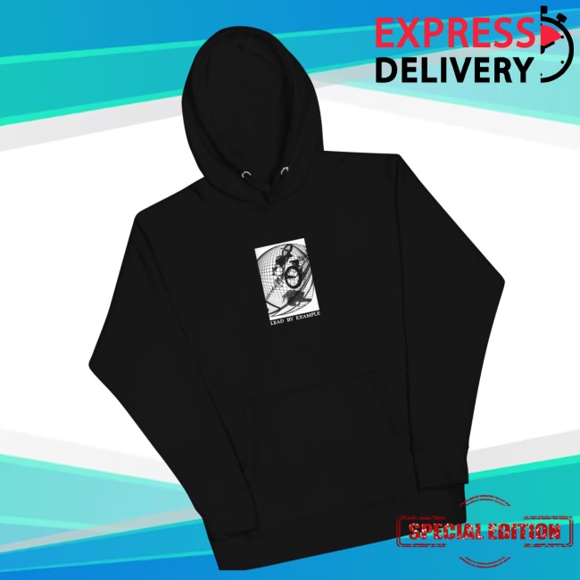 Silent Store Merch Lead By Example Whip Premium Hood Black Silent Store Merch Lead By Example Whip Premium Hood Black