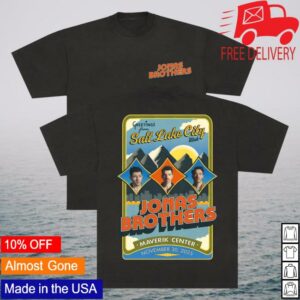Jonas Brothers Merch Store Greetings From Salt Lake City Utah Shirt