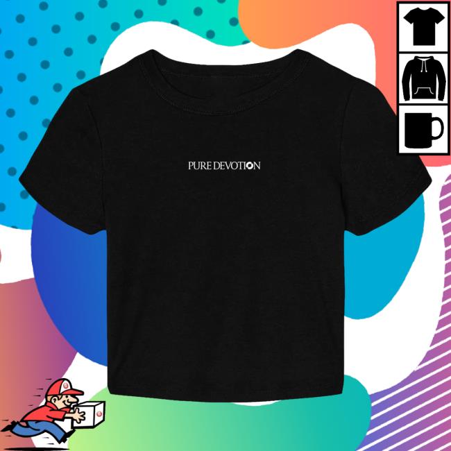 Overmono Merch Store Pure Devotion Womens Baby T-Shirt Black Overmono Merch Store Pure Devotion Womens Baby T-Shirt Black