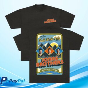 Jonas Brothers Shop Merch Greetings From Your Hometown Salt Lake City Tee