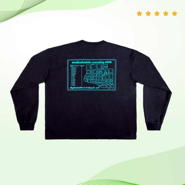 Puttwell Golf Club Store Merch Waikahalulu Country Club Longsleeve Puttwell Golf Club Store Merch Waikahalulu Country Club Longsleeve