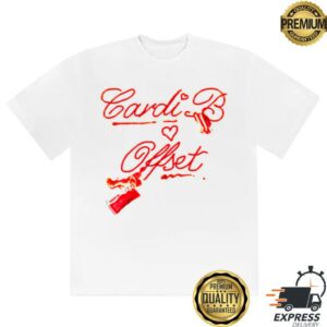 Cardi Offset Store Merch French Fry Heart Tee