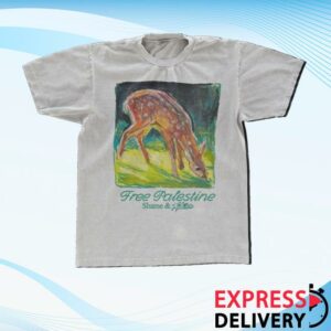 Shame Merch Store Free Palestine T-Shirt White