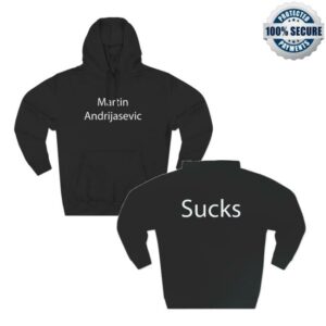Slushy Noobz Merch Store Slushy Noobz Martin Sucks Three Panel Fleece Hoodie