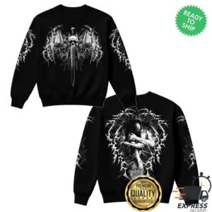 Scummy Bears Merch Store Echoes Of Decay Bloom Of Ashes Oversized Crewneck Sweatshirt
