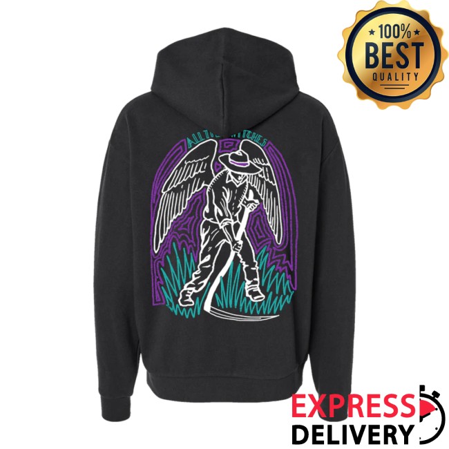 All Them Witches Store Merch Reaper Black Hoodie All Them Witches Store Merch Reaper Black Hoodie
