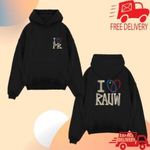 Rauwalejandro Store Merch I 3 Rauw Hoodie Black
