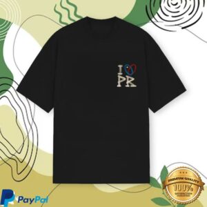 Rauw Alejandro Merch Store I Heart  Rauw Tee Black