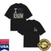 kenny Rauw Alejandro Merch Store I Heart Rauw Tee Blackaa