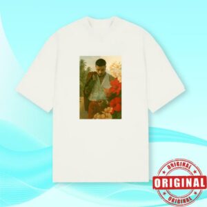 Rauw Alejandro Merch Store Raul Portrait Tee Off White