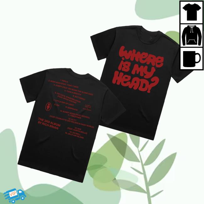 Rich Brian Shop Merch Wimh Black T-Shirt Rich Brian Shop Merch Wimh Black T-Shirt