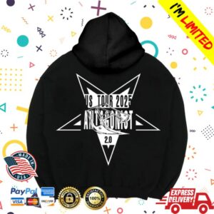 Playboi Carti Store Merch Antagonist Tour 2.0 Black Hoodie