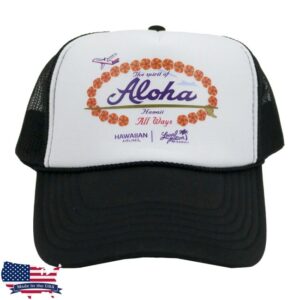 Local Motion Store Merch Lei Nalu Hawaiian Airlines Hat