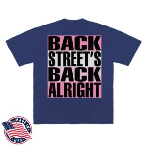 Backstreet Boys Store Merch Backstreet’s Back Into The Millennium Tee
