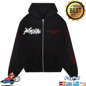 Ken Carson Merch Store Antagonist 2.0 Tour Xtagonist Tour Zip Hoodie