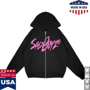 Sad Boyz Merch Store Sad Boyz Frown Pullover Black