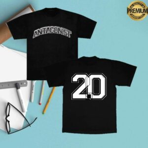 Playboi Carti Merch Store Antagonist Tour 2.0 Black T-Shirt